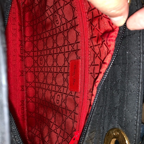 Christian Dior Cannage Nylon Handbag MM - Picture 7 of 8